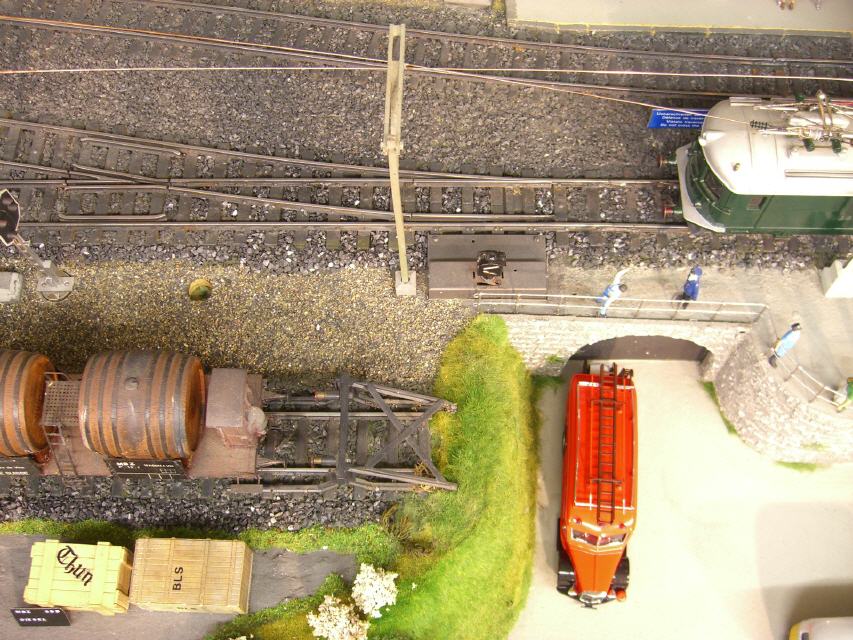 Gleiche Weiche in Betrieb.